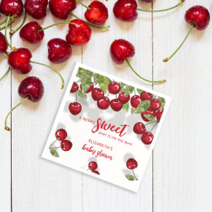 Berry Sweet Cherry Baby Dusche Napkins Serviette