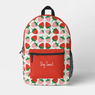 Berry Sweet Delights Rot Bedruckter Rucksack