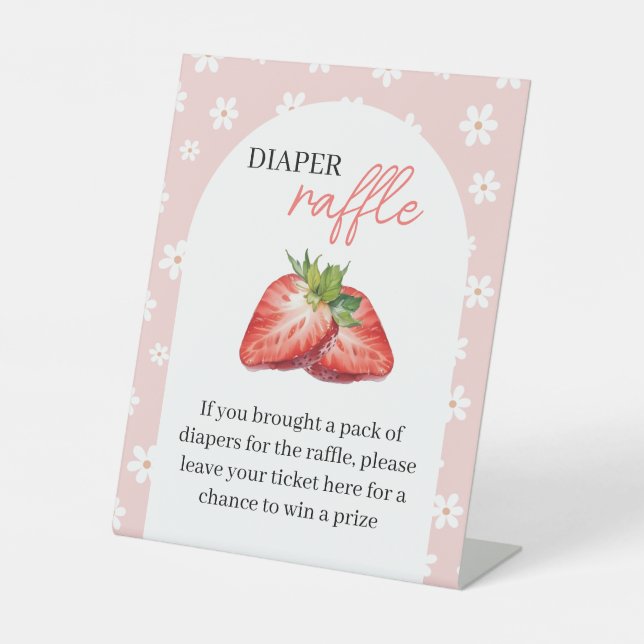 Berry Sweet Diaper Raffle Sockelschild (Vorderseite)