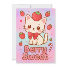 „Berry Sweet Dreams“ Weihnachtskarte – Glittery Po