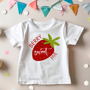 Berry Sweet Erdbeerkindergeburtstag Kleinkind T-shirt