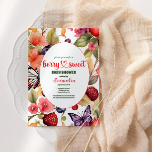 Berry Sweet Fruit Baby Dusche Einladung