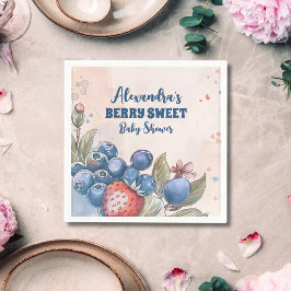 Berry Sweet Fruit Baby Dusche Serviette