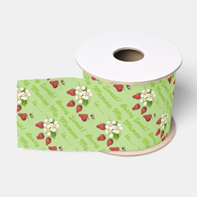 Berry Sweet Memaw Geschenke Ripsband (Spule)
