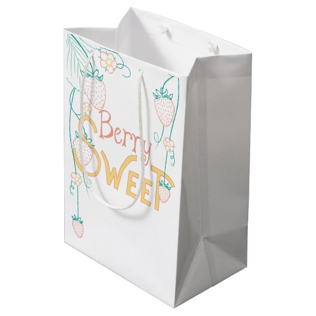 Berry Sweet Mittlere Geschenktüte (Rückseite Schrägansicht)