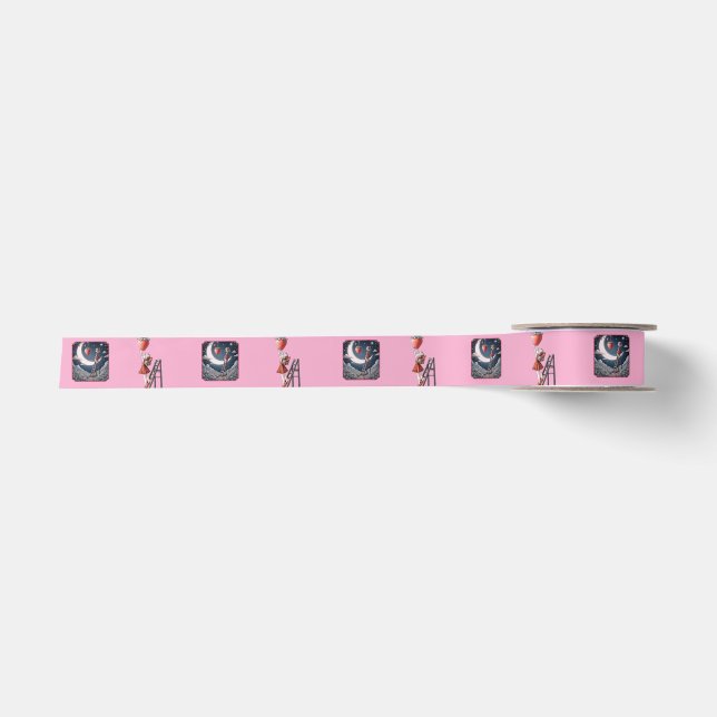 Berry Sweet Moments Wrapping Paper Satinband (Vorderseite)