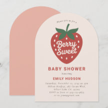 Berry Sweet Niedlich Baby Shower Einladung