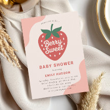 Berry Sweet Niedlich Baby Shower Einladung
