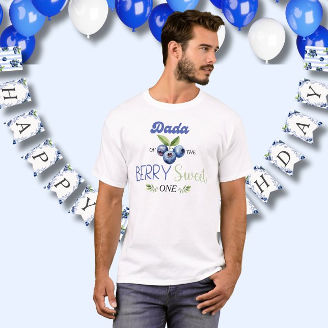 Berry Sweet One Dada-Shirt T-Shirt (Berry Sweet one Dada Shirt)