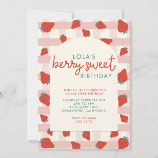 BERRY SWEET PARTY INVITE EINLADUNG