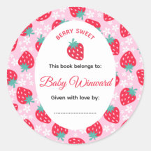 Berry Sweet Pink Erdbeeren-Baby-Party