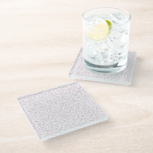 Berry Sweet Speckled Pink & Lila Dots Glasuntersetzer
