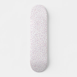 Berry Sweet Speckled Pink & Lila Dots Skateboard