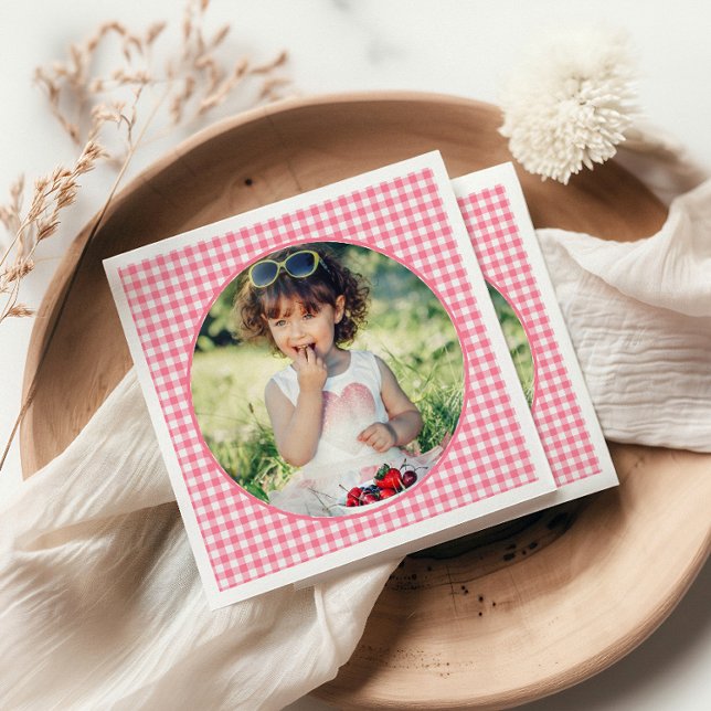 Berry Sweet Strawberry 1. Geburtstag Party Serviette (Von Creator hochgeladen)