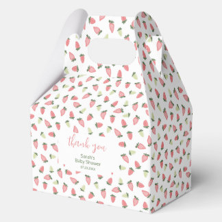 Berry Sweet Strawberry Baby Shower Geschenkschachtel