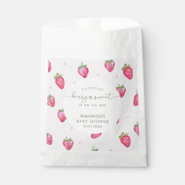 Berry Sweet Strawberry Baby Shower Geschenktütchen