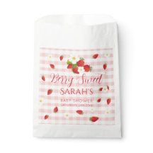 Berry Sweet Strawberry Baby Shower Geschenktüte