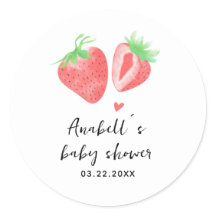 Berry Sweet Strawberry Baby Shower 