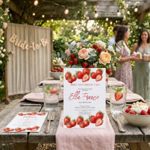 Berry Sweet Strawberry-Brautjungfern-Einladung