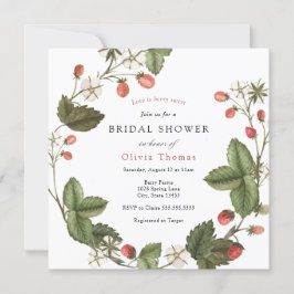 Berry Sweet Strawberry Bridal Dusche Einladung