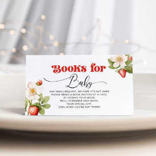 Berry Sweet Strawberry bucht Babyticket Begleitkarte