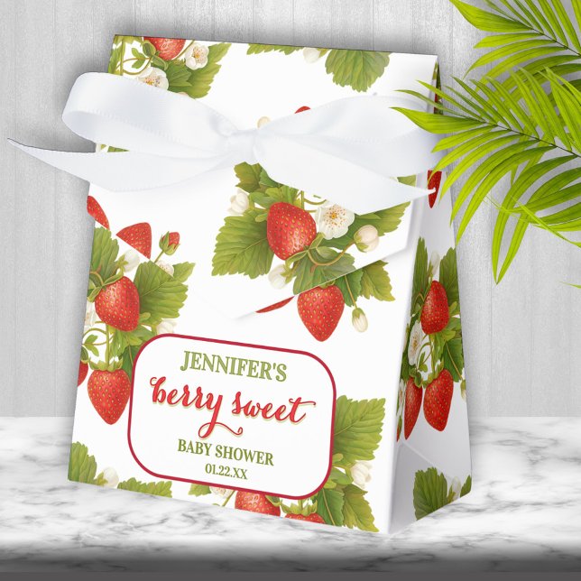 Berry Sweet Strawberry Thema Babydusche Geschenkschachtel (Von Creator hochgeladen)