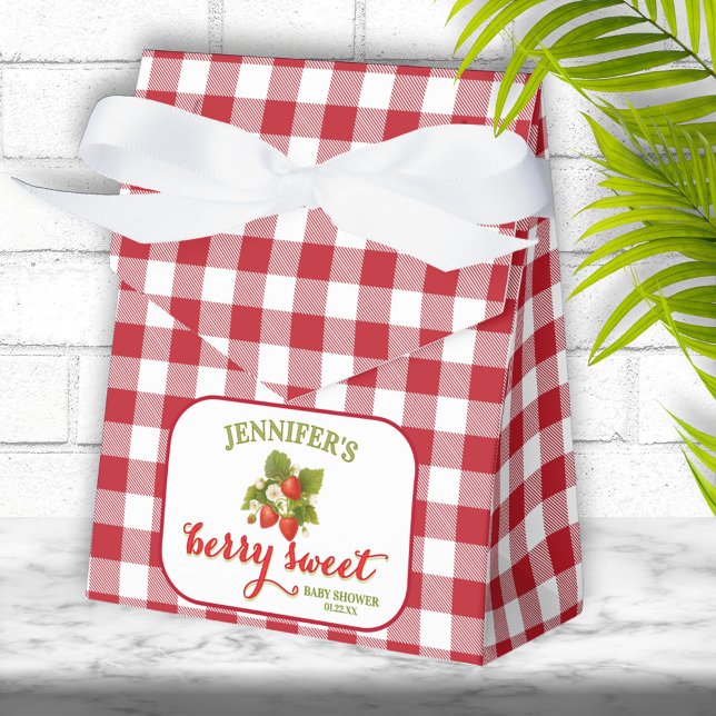 Berry Sweet Strawberry Thema Babydusche Geschenkschachtel (Von Creator hochgeladen)