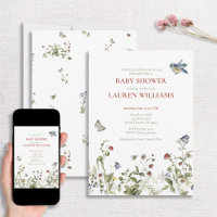 Berry Sweet Strawberry Watercolor Babydusche