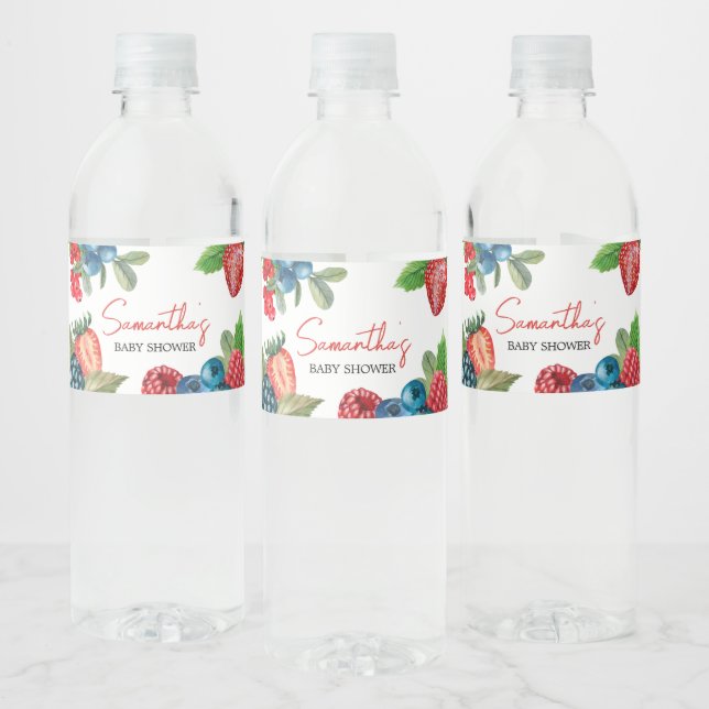 Berry Sweet Summer Baby Dusche (Flaschen)