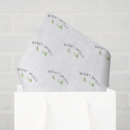 Berry Sweet Watercolor Strawberry Girl Baby Shower Seidenpapier