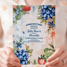 Berry Sweet Wild Berries & Flowers Baby Shower