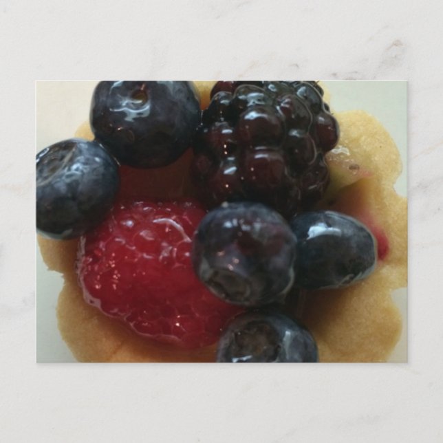 Berry Tart Postkarte (Vorderseite)