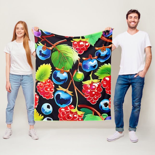 Berryful Delight Art Fleecedecke (Beispiel)