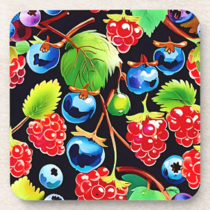 Berryful Delight Art Getränkeuntersetzer