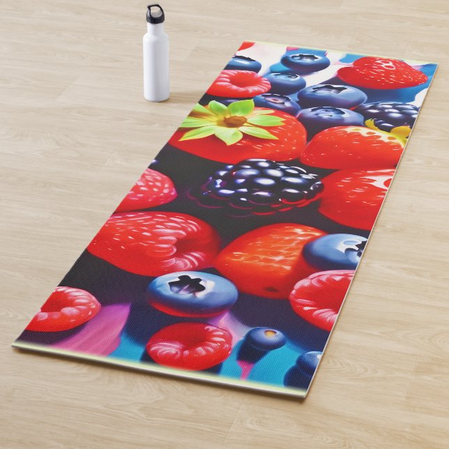 Berrylicious Burst Deluxe Design Yogamatte (Beispiel)