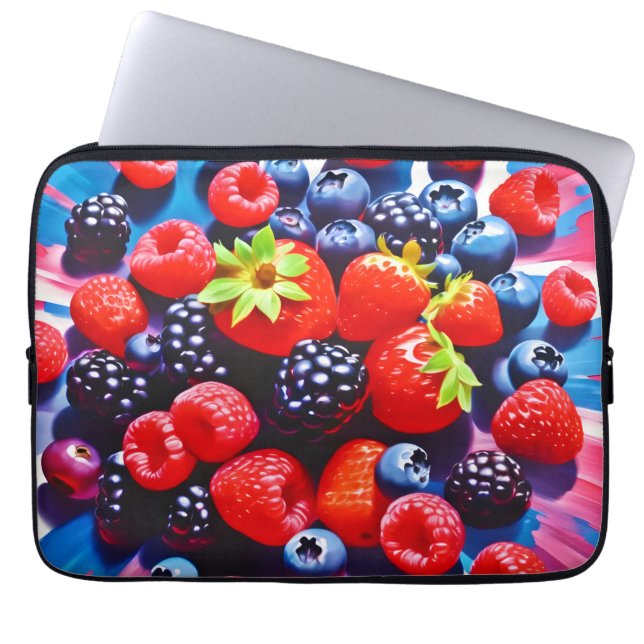 Berrylicious Burst Laptopschutzhülle (Vorderseite)