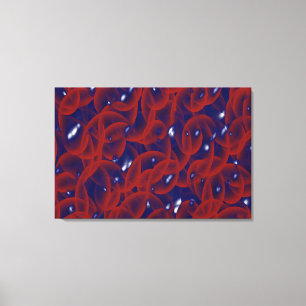 Berrythrocyte Jells Stretched Leinwanddruck