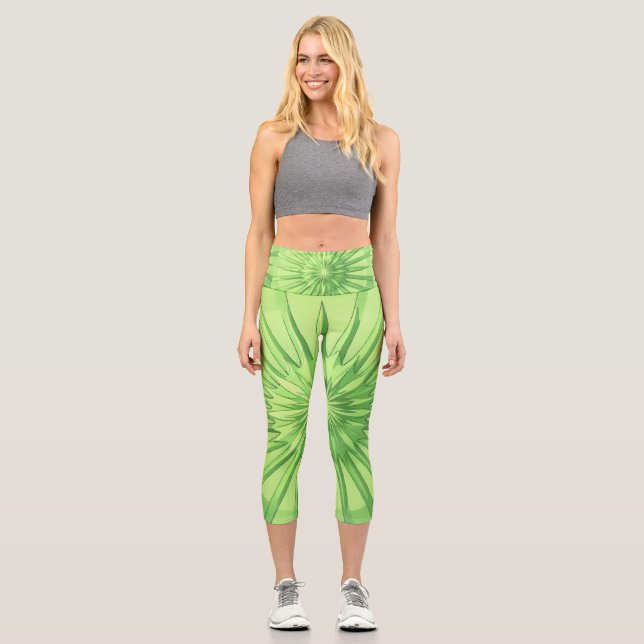 Berstend vor Leben Capri Leggings (Vorderseite)