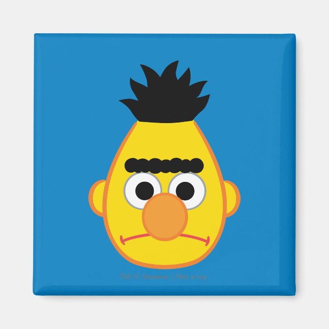 Bert Angry Face Magnet (Vorne)