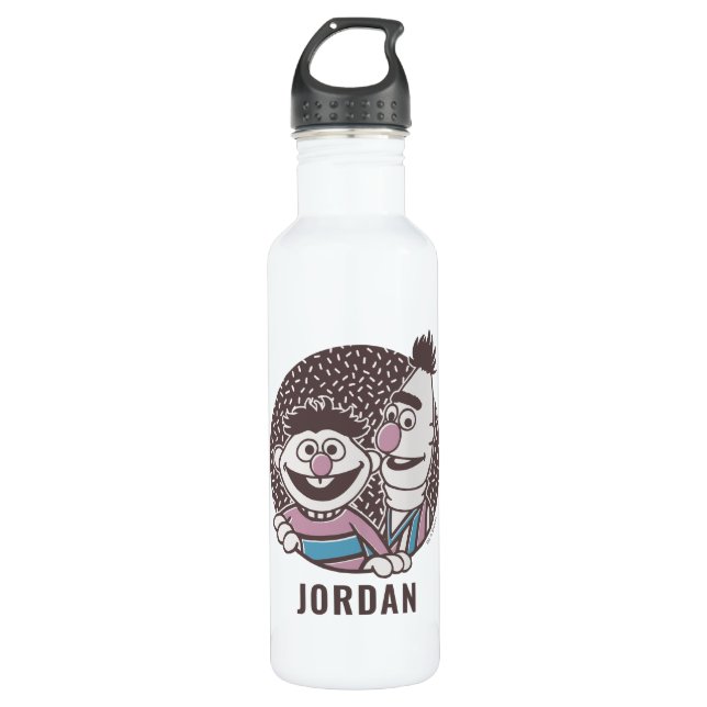 Bert & Ernie | Bros Edelstahlflasche (Vorderseite)