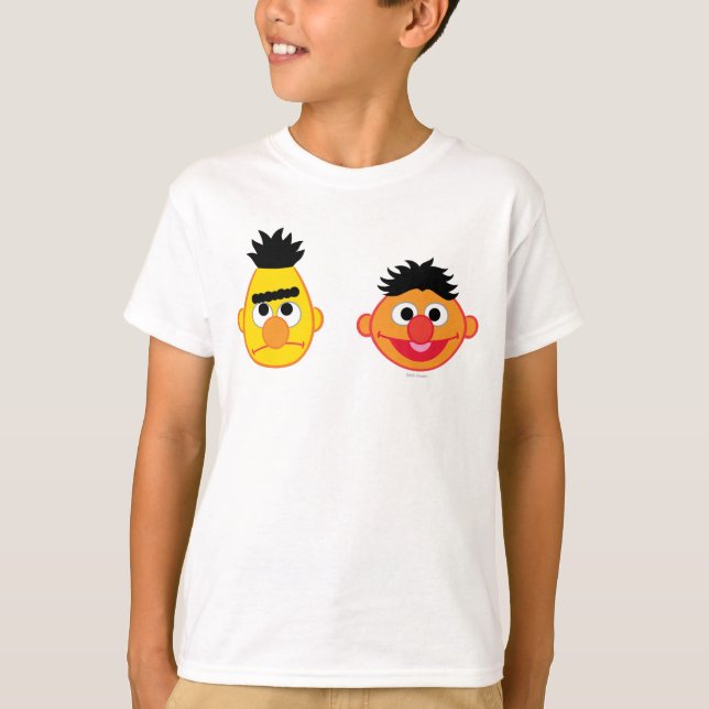 Bert & Ernie Emojis T-Shirt (Vorderseite)