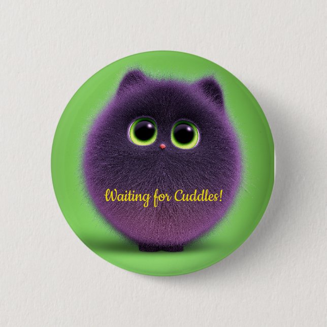 Bert Sootkins, eine magische Katze Button (Vorderseite)