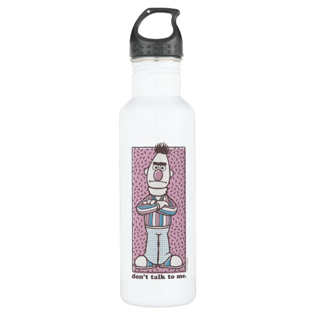 Bert | Sprich nicht mit mir Edelstahlflasche (Vorderseite)