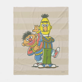 Bert und Ernie Classic Style Fleecedecke