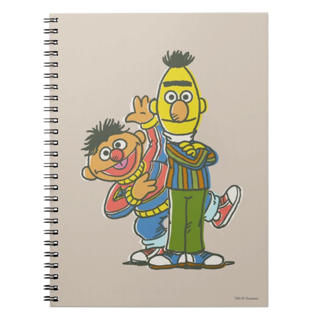 Bert und Ernie Classic Style Notizblock (Vorderseite)
