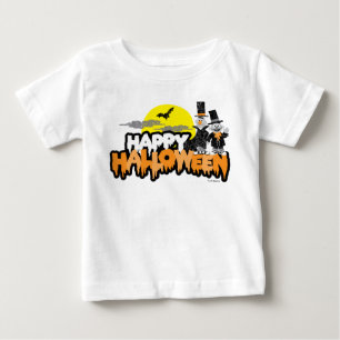 Bert und Ernie   Frohe Halloween Baby T-shirt