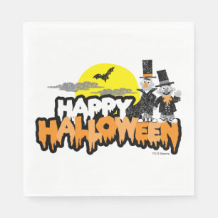 Bert und Ernie   Frohe Halloween Serviette