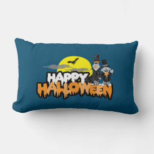Bert und Ernie   Frohes Halloween Lendenkissen