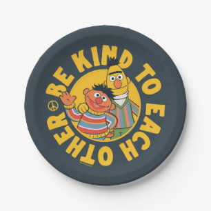 Bert und Ernie   Seien Sie freundlich Pappteller