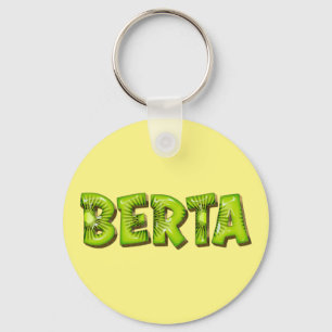 Berta Name Kiwi Design Schlüsselanhänger